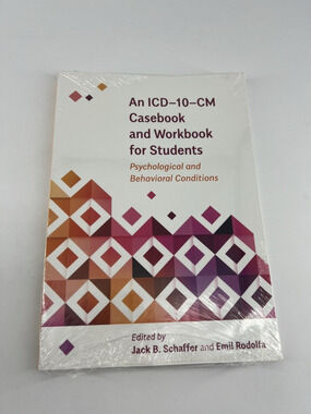 An ICD 10 CM Casebook Workbook Psychological Behavioral Textbook Book New